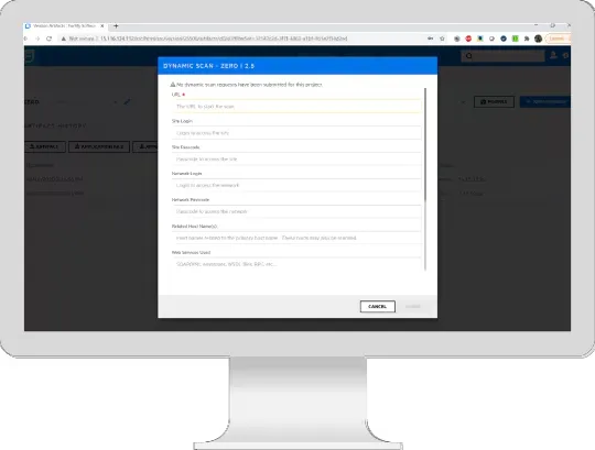 WebInspect 产品界面